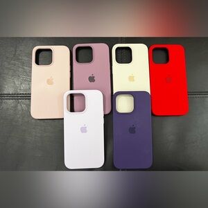Apple iPhone 13 PRO Cases - Bold Red, Soft Pink, Elegant Purple, Classic Cream